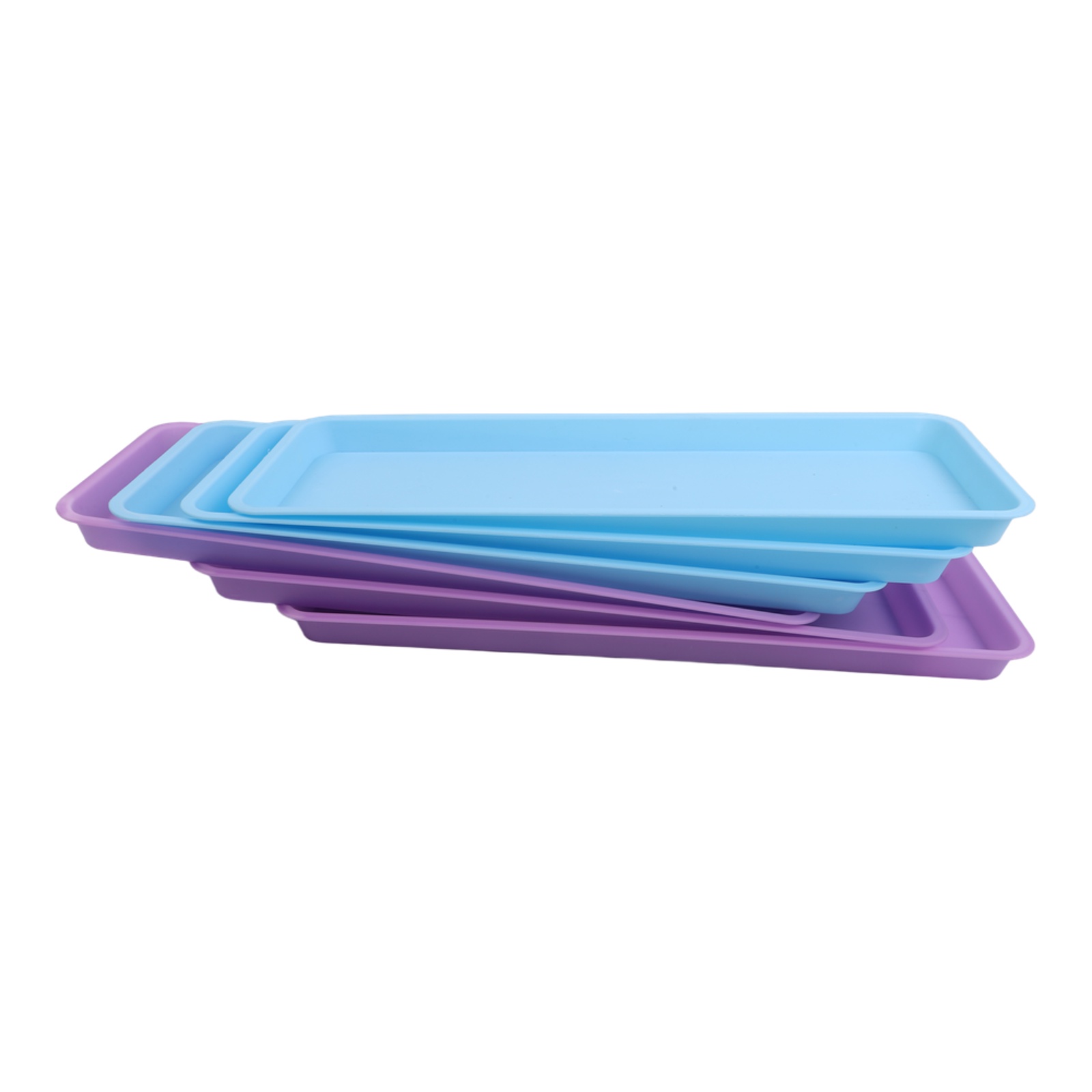Drip Tray Saucer - Conjunto de 6 Pratos Retangulares de