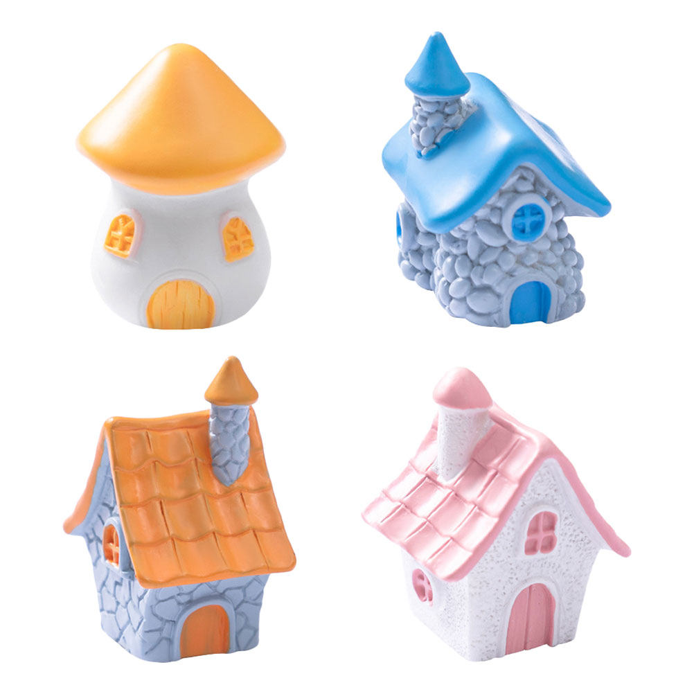 Bonsai Garden Landscape Design - 4 Peças Casas de Pedra em