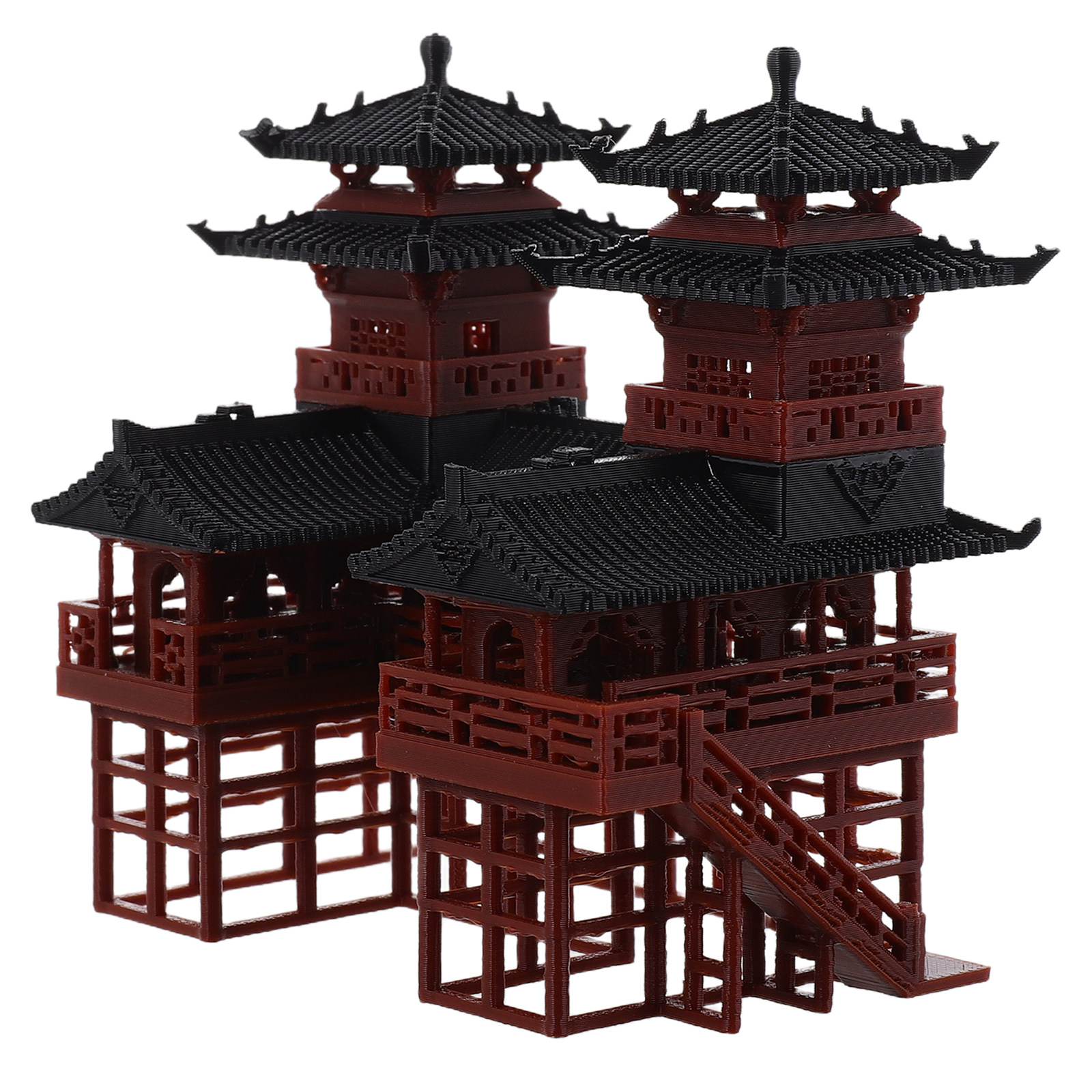 Estátua em miniatura de pavilh - Bonsai Garden Landscape Design avaliação e preço