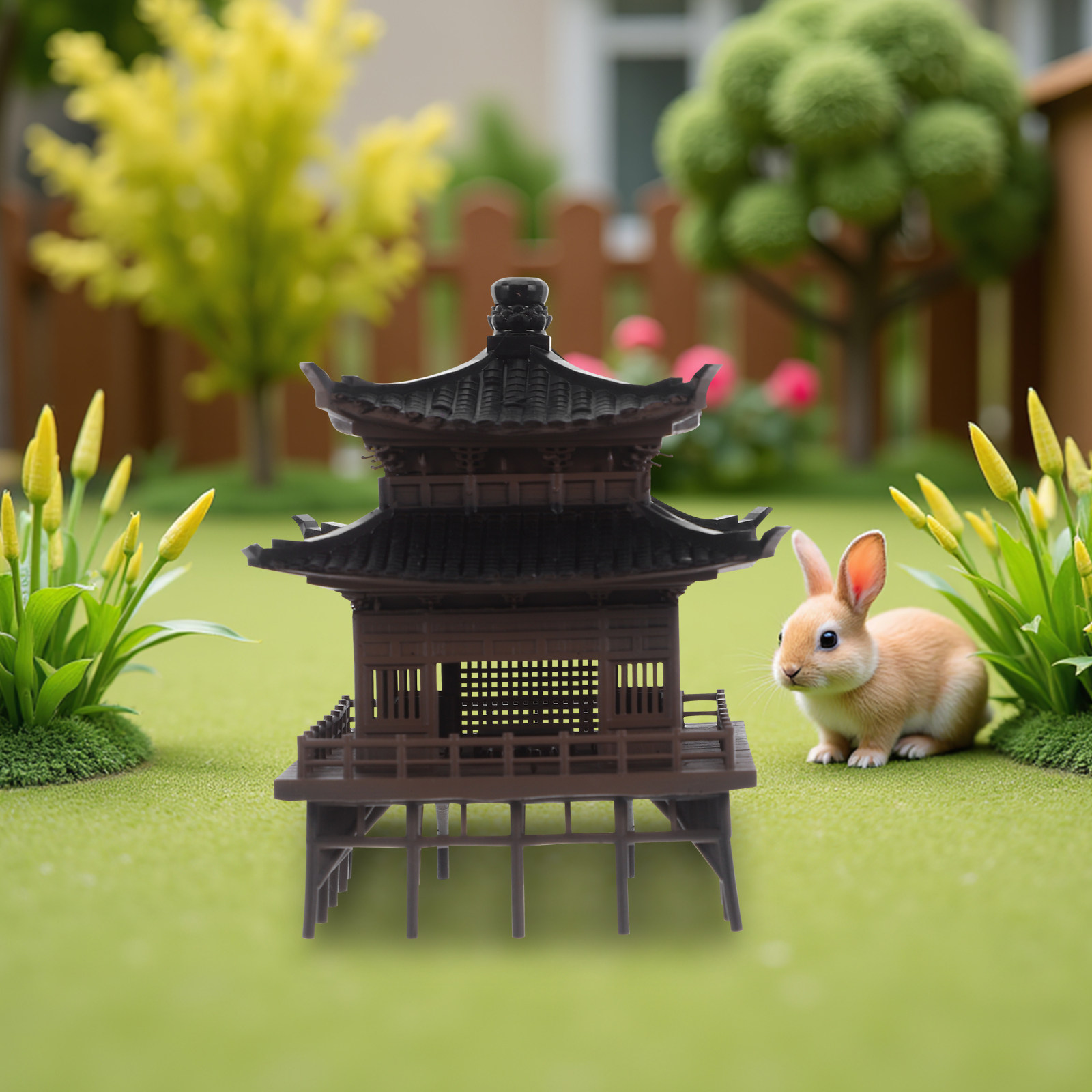 Pequeno pavilhão chinês decora - Bonsai Garden Landscape Design avaliação e preço