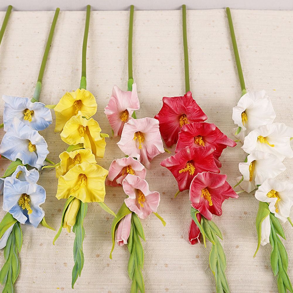 Ramos de Gladiolus Artificial  - Bonsai Garden Art avaliação e preço