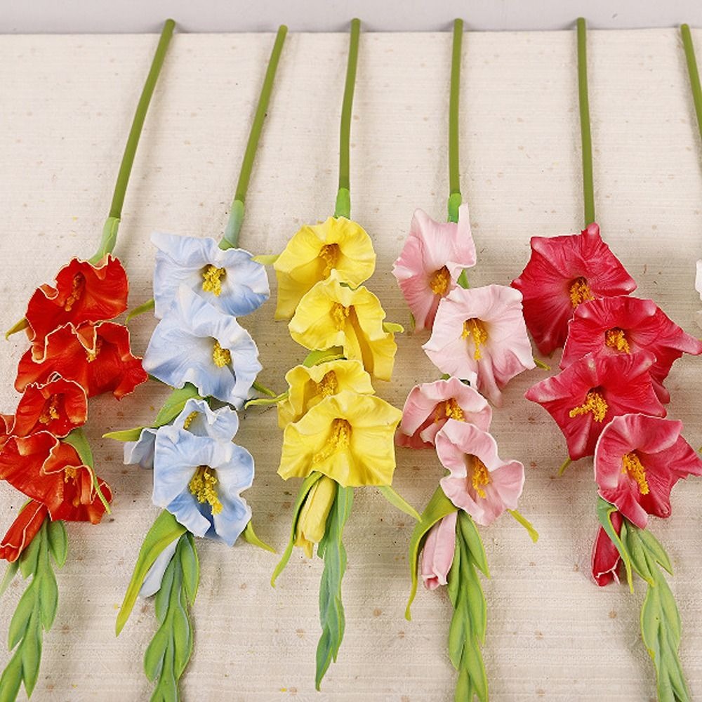 Ramos de Gladiolus Artificial  - Bonsai Garden Art avaliação e preço